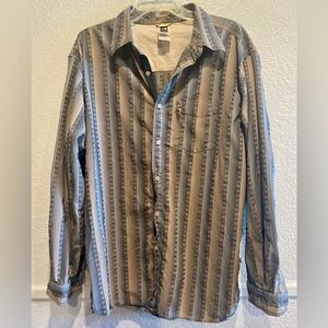 The North Face Long-Sleeve casual button down Shirt size large